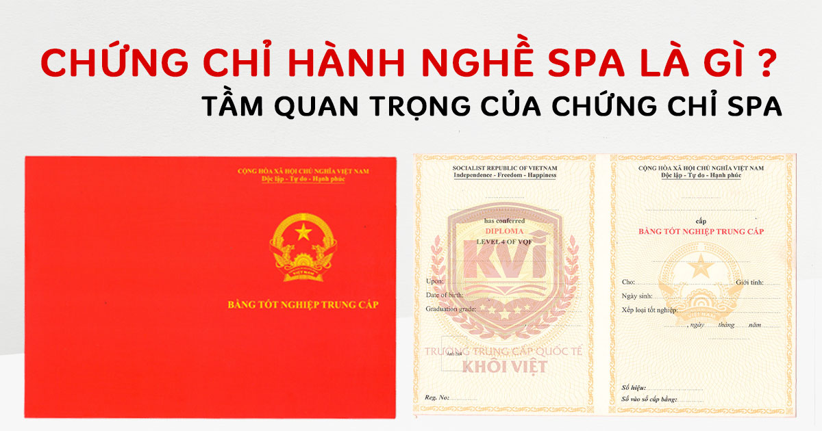 Chứng chỉ h&agrave;nh nghề spa l&agrave; g&igrave; 