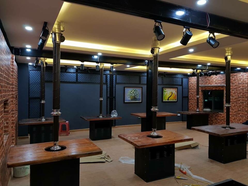 Setup qu&aacute;n lẩu nướng kh&ocirc;ng kh&oacute;i