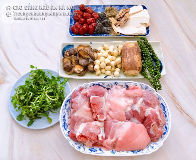 Nguy&ecirc;n Liệu L&agrave;m Ch&acirc;n Gi&ograve; Hầm Thuốc Bắc