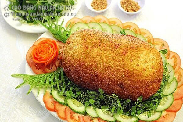Thành Phẩm Món Gà Bó Xôi