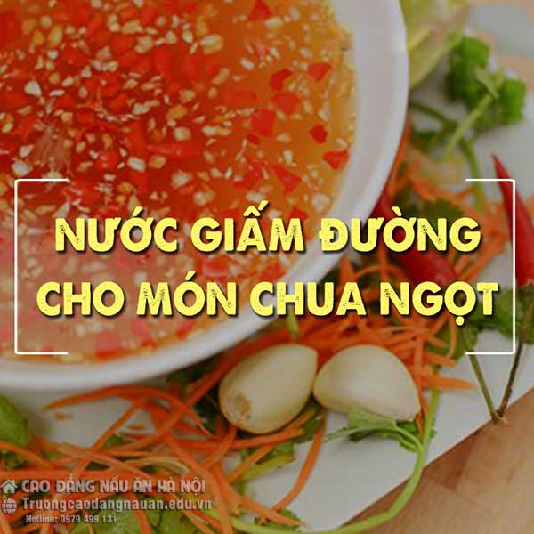 học c&aacute;ch pha nước chấm b&uacute;n chả