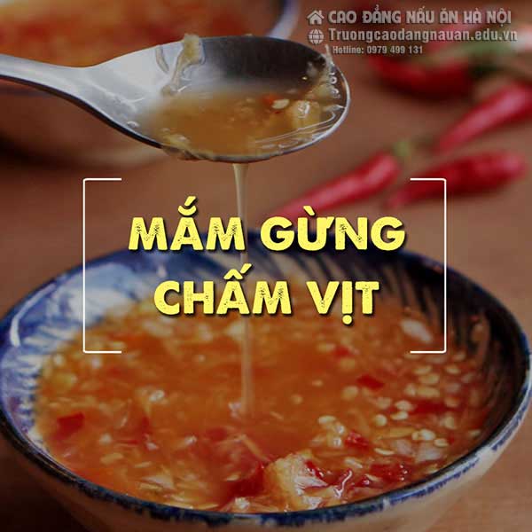 học pha nước chấm mắm gừng