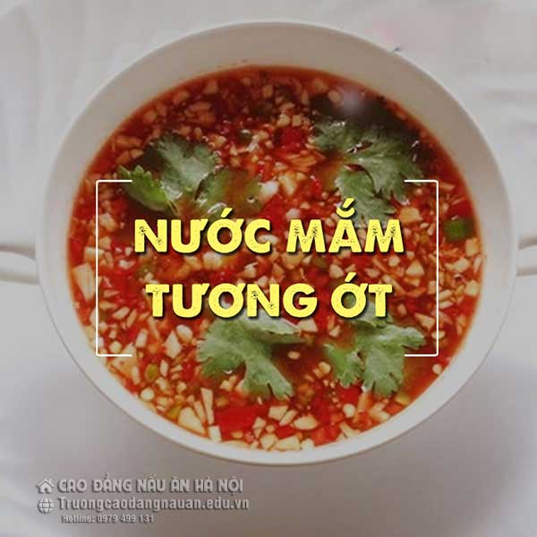 học pha nước chấm tỏi ớt