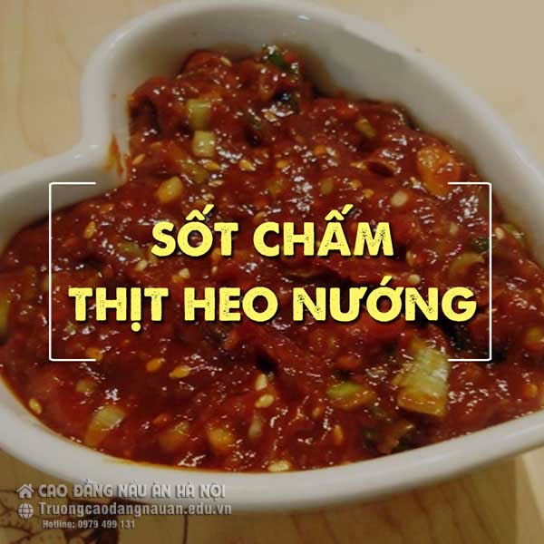 học pha nước chấm thịt nướng