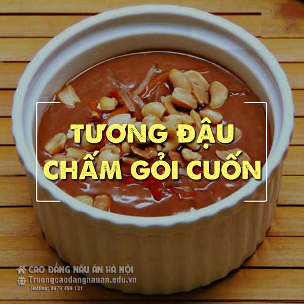 dạy pha nước chấm phở cuốn