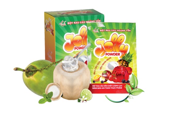 Bột rau c&acirc;u Jelly th&ocirc;ng dụng tr&ecirc;n thị trường