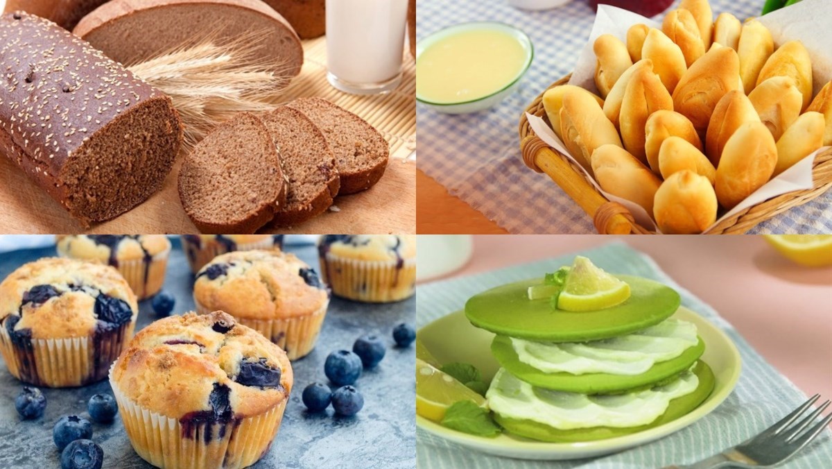 C&aacute;c loại b&aacute;nh từ bột m&igrave; đa dụng