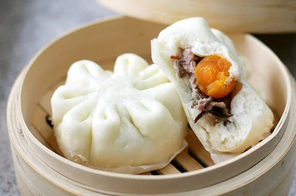 Bánh bao làm bằng bột nở
