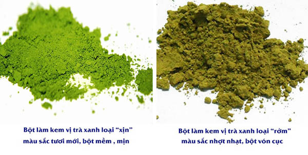 cách phân biệt matcha thật giả
