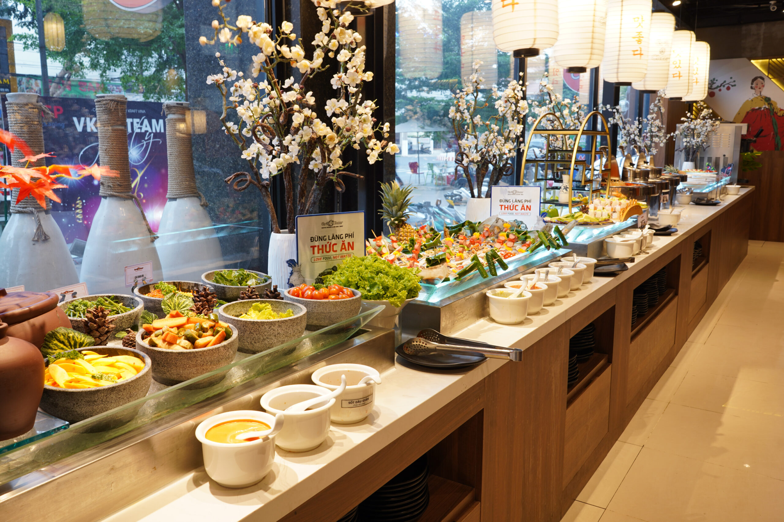 Buffet Lẩu-Nướng Kết Hợp