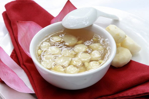 Ch&egrave; củ năng hạt sen