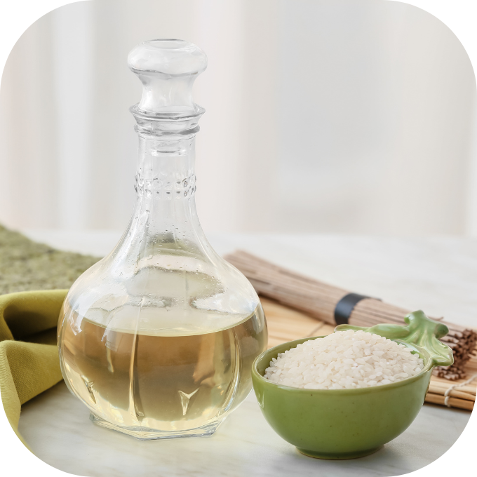 Ph&acirc;n biệt giấm gạo v&agrave; rượu gạo 
