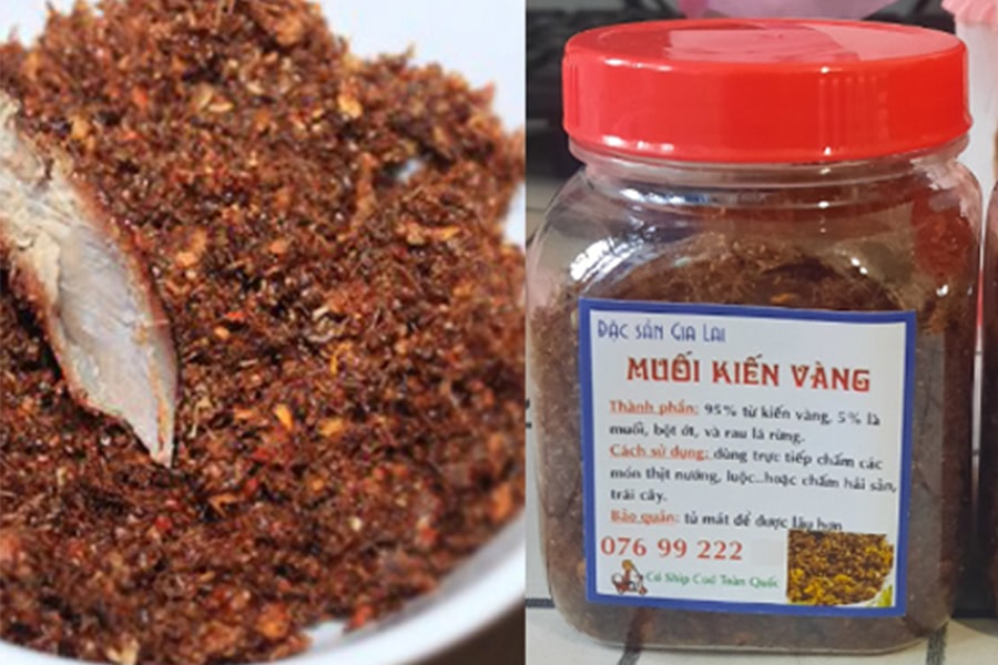 muối kiến vàng mua ở đâu