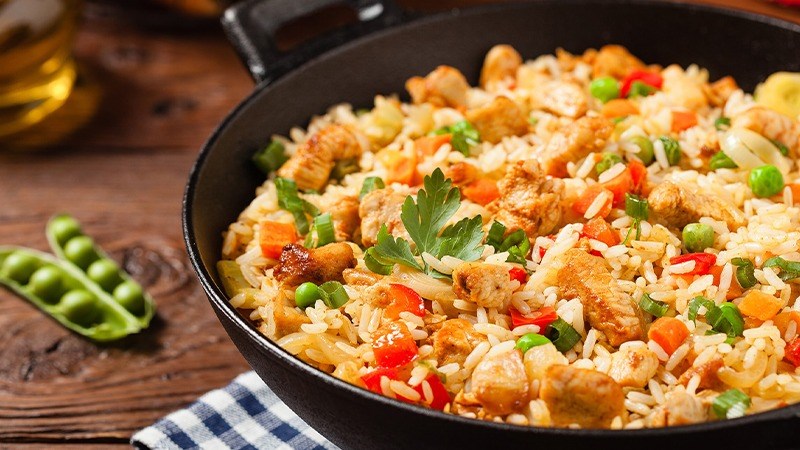 cơm chiên thanh cua