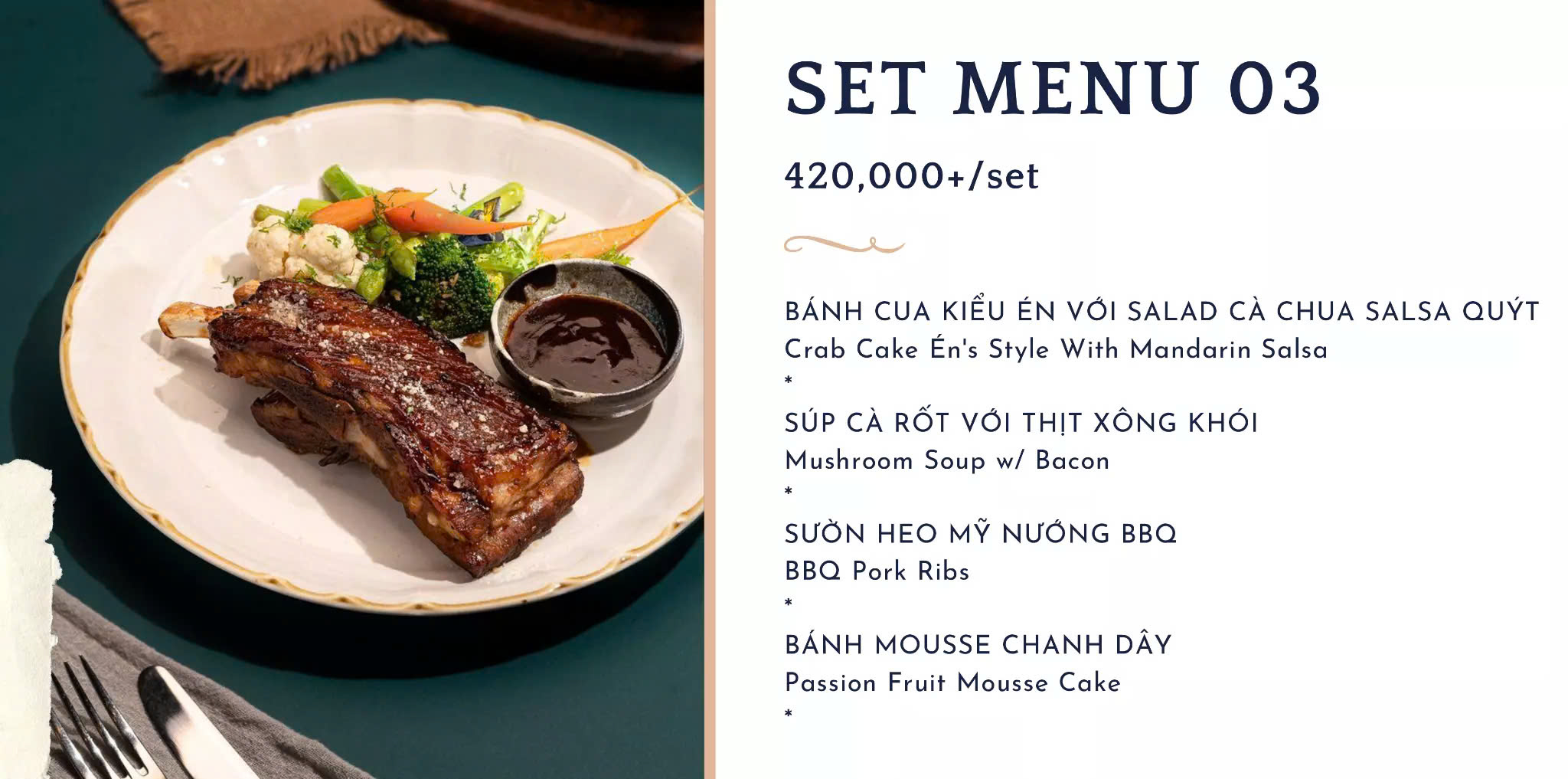 Loại thực đơn Function menu