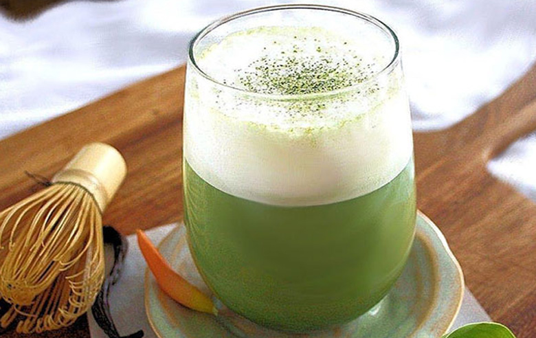 Matcha macchiato