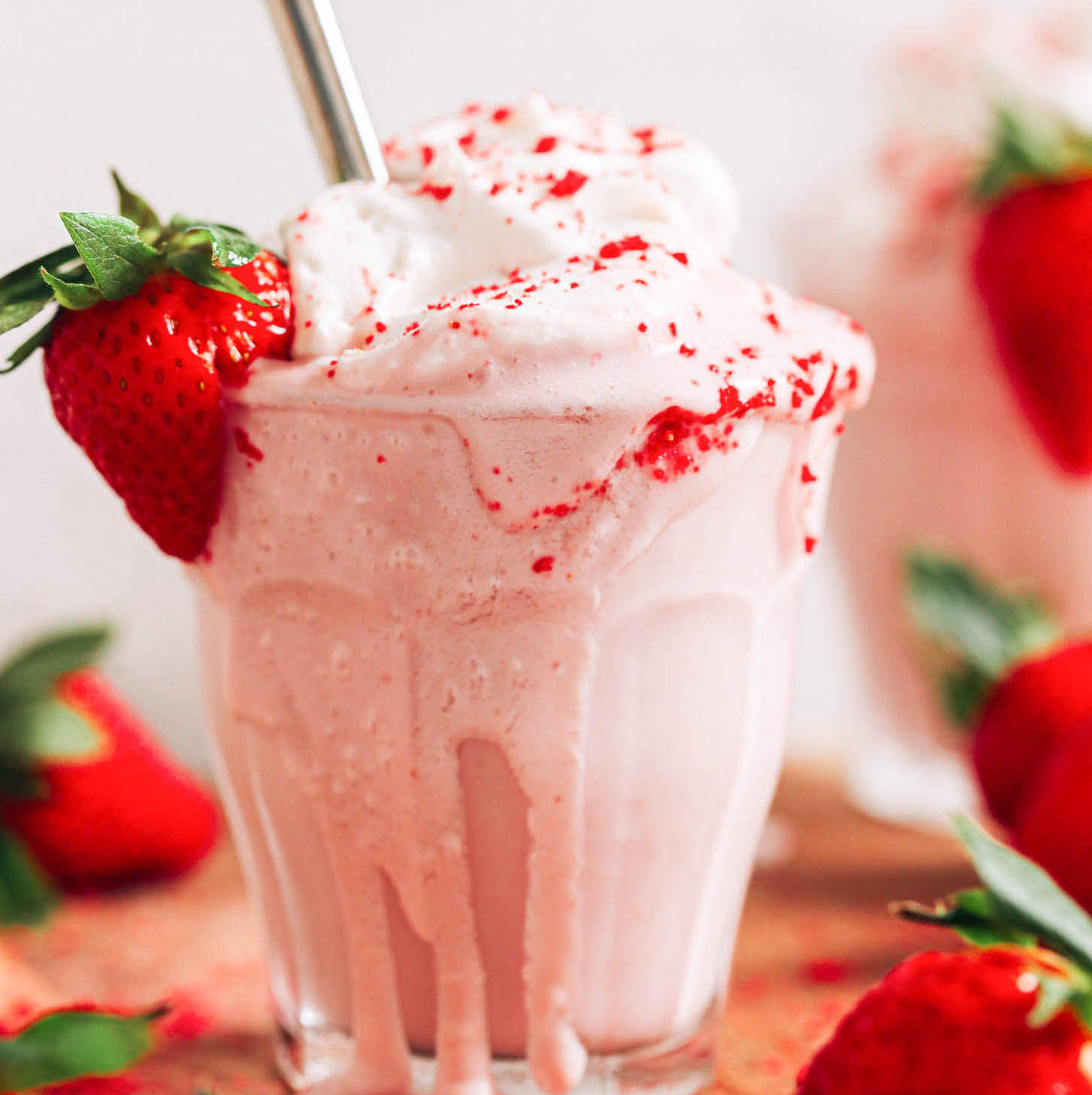 Strawberry milkshake