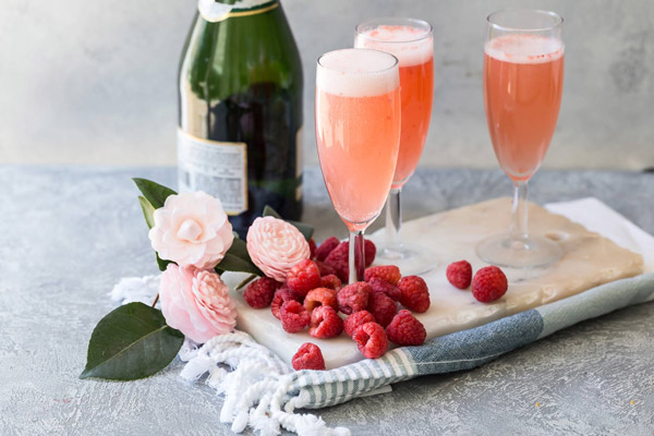 Cocktail Hibiscus Prosecco