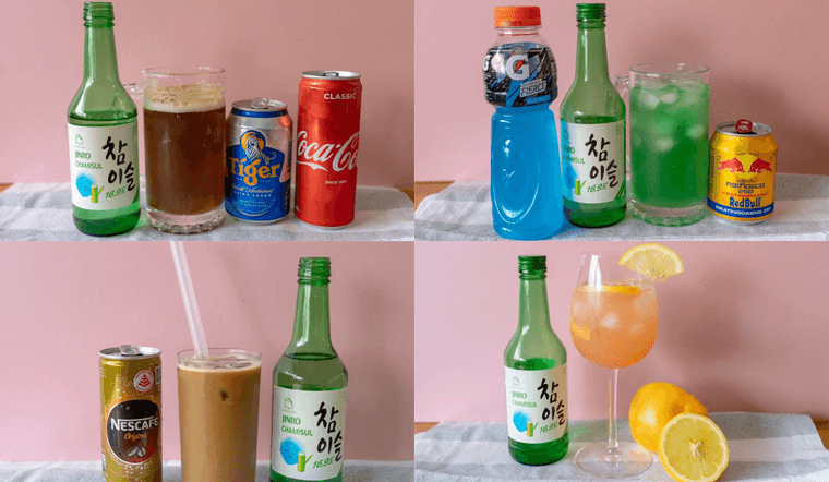 C&aacute;ch Uống Soju dưới dạng cocktail