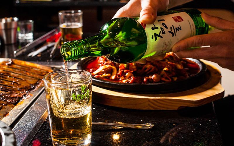 Rượu soju nặng hay nhẹ