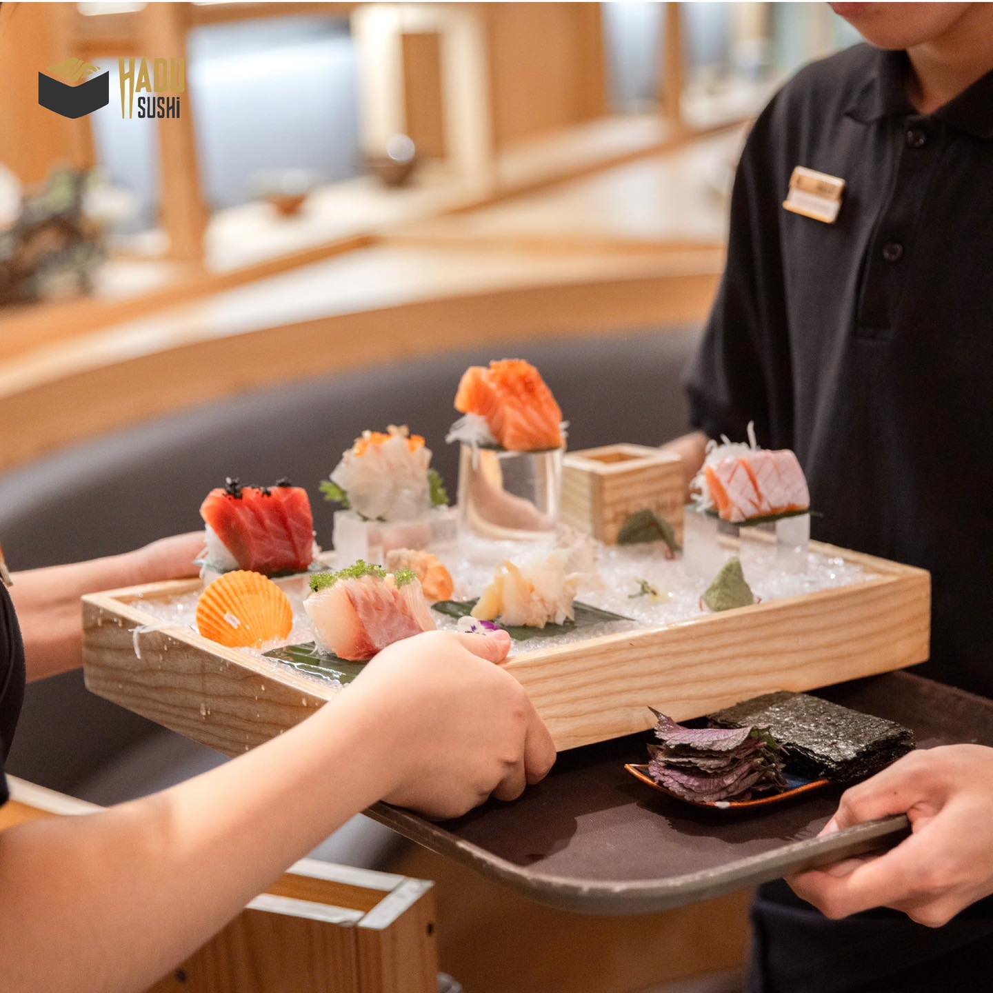 Hadu Sushi tự h&agrave;o với chất lượng m&oacute;n ăn vượt trội