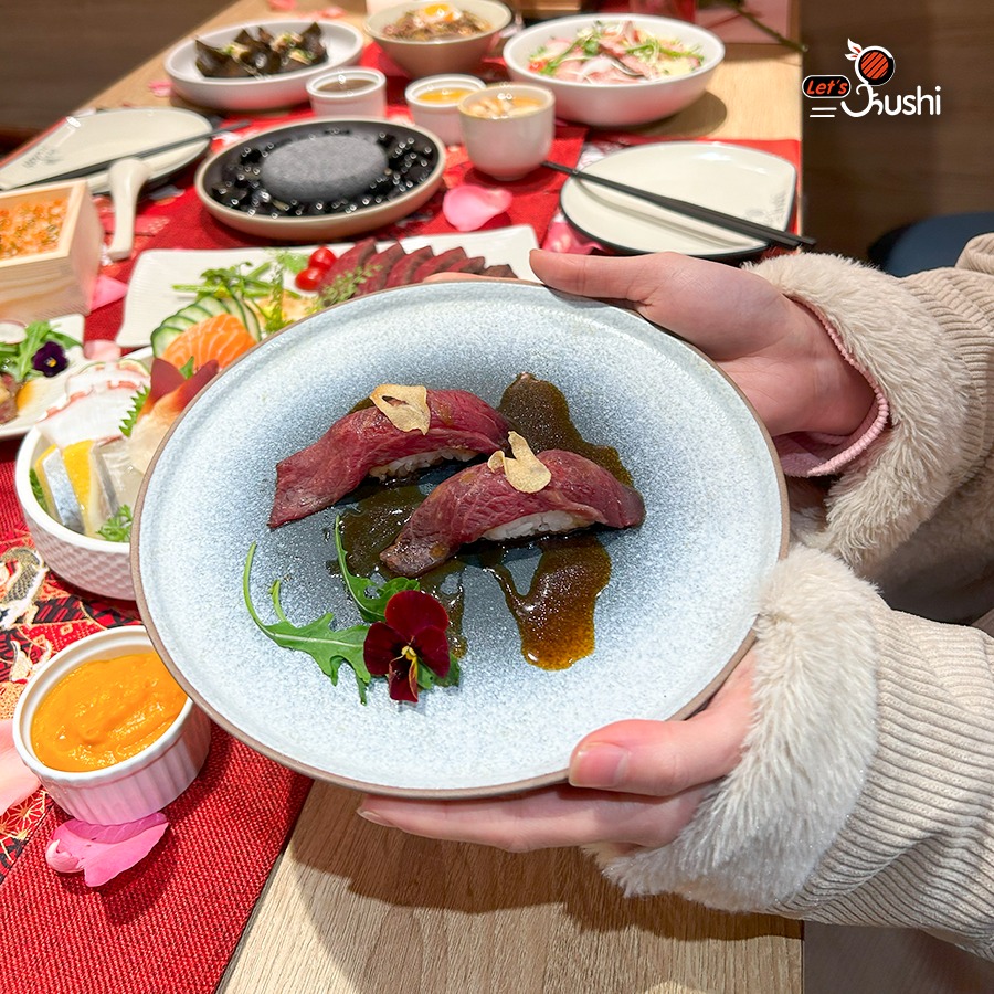 Thực đơn Let's Sushi đa dạng v&agrave; phong ph&uacute;
