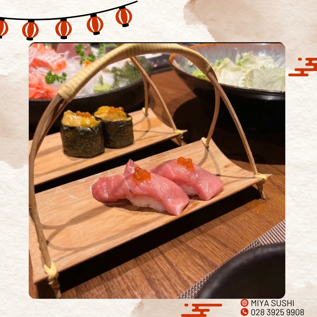Miya Sushi lu&ocirc;n đặt chất lượng nguy&ecirc;n liệu l&ecirc;n h&agrave;ng đầu