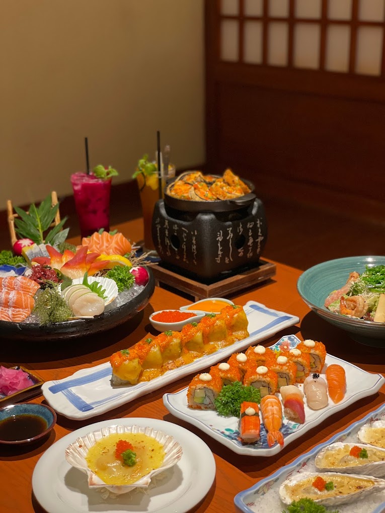 Menu của Nagi Sushi được thiết kế đa dạng m&oacute;n ăn ngon