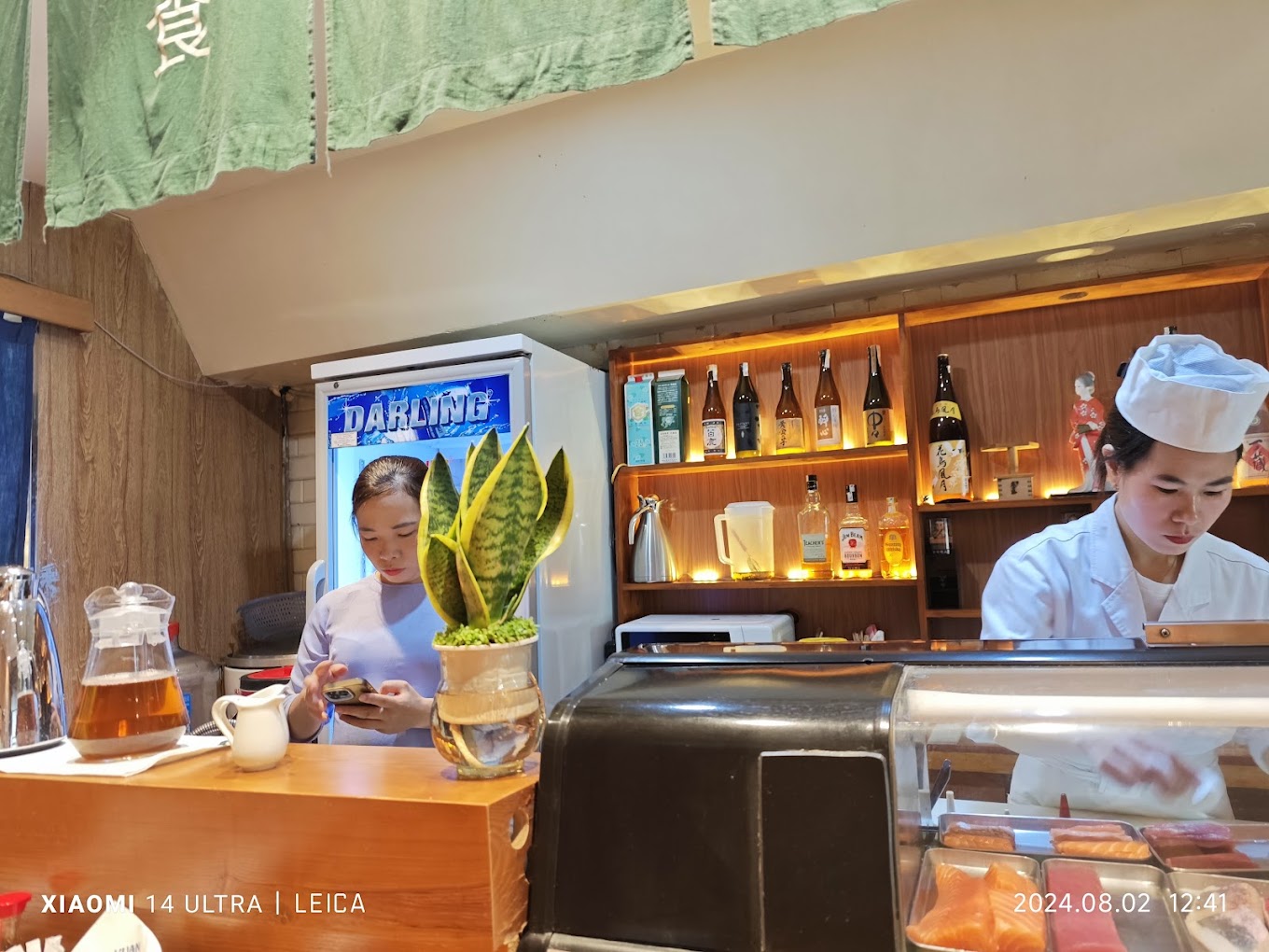 Đội ngũ đầu bếp tại Sushi Kuan 