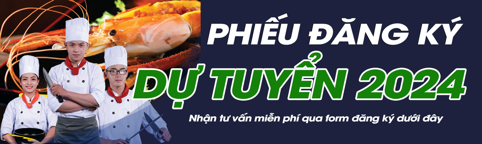 phiếu đăng ký xét tuyển cao đẳng nấu ăn hà nội